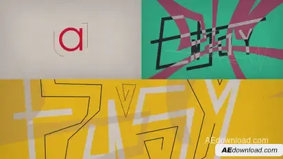 Split Logo Intro Logo Stings template preview