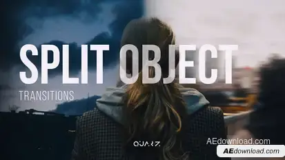 Split Object Transitions for After Effects Elements template preview