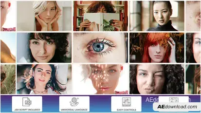 Split Screen Video Displays template preview