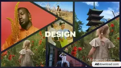 Split Screen Gallery Slideshow Openers template preview