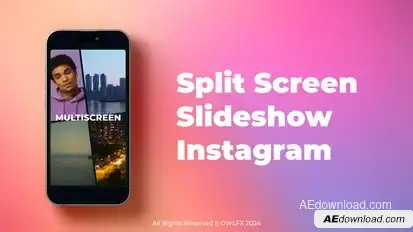 Split Screen Instagram Slideshow Openers template preview