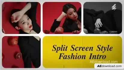Split Screen Intro Openers template preview