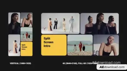 Split Screen Opener Openers template preview