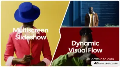 Split Screen Slideshow Openers template preview