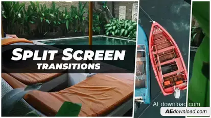 Split Screen Transitions Elements template preview
