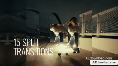 Split Transitions Elements template preview