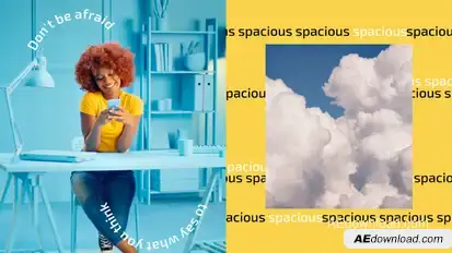 Splitscreen brand Promo Video Displays template preview