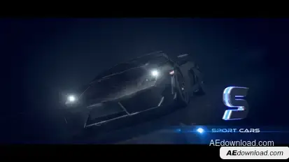 Sport Car Logo Reveal Logo Stings template preview