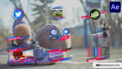 Sport Elements | After Effects Elements template preview