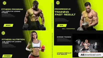 Sport / Fitness Programs Openers template preview