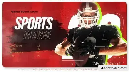 Sport Game - Players Introduction Openers template preview