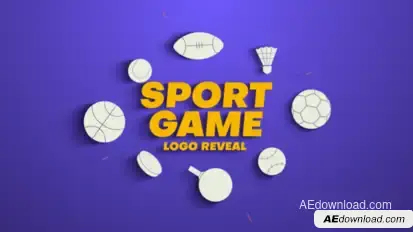 Sport Game Logo Reveal Logo Stings template preview