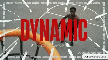 Sport Grunge Intro Openers template preview