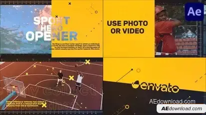 Sport Hero Opener for After Effects Openers template preview