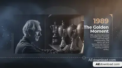 Sport History Team Anniversary Openers template preview