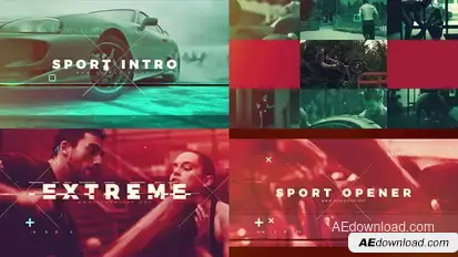 Sport intro Openers template preview