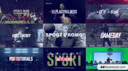 Sport Intro Openers template preview