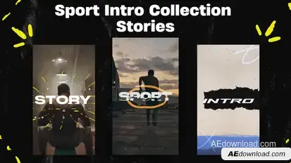 Sport Intro Collection Stories Openers template preview