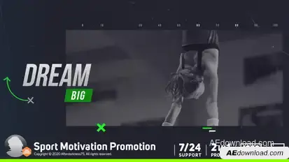 Sport Motivation Promo broadcast-packages template preview