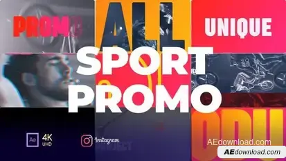 Sport Opener | Explosive Colorful Action Intro Openers template preview
