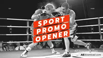 Sport Opener / Fitness and Workout / Event Promo / Dynamic Typography Openers template preview