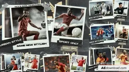 Sport Opener/ Football Collage Openers template preview