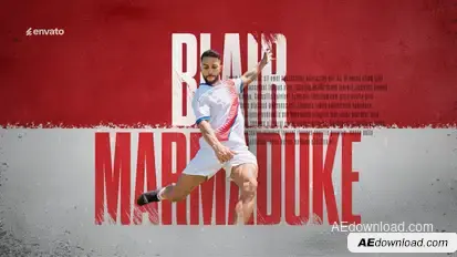 Sport Player Intro Openers template preview
