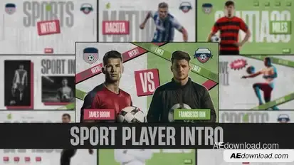 Sport Player Intro V2 Openers template preview