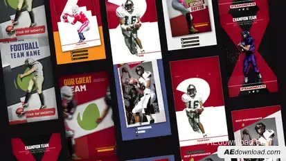 Sport Player on Social Media Product Promo template preview