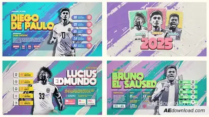 Sport Player Profile Promo Openers template preview