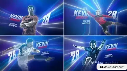 Sport Player Slideshow Openers template preview