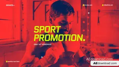 Sport Opener / Event Promo / Fitness and Workout / Dynamic Typography Openers template preview