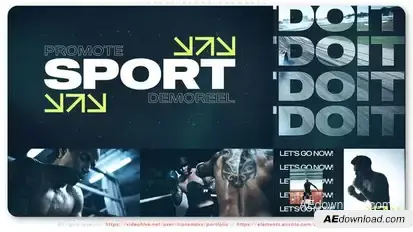 Sport Promo Showreel Openers template preview