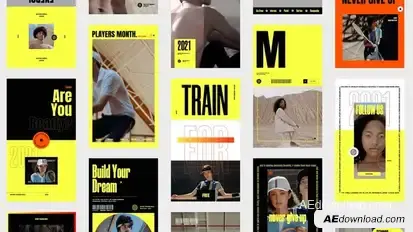 Sport Promo Stories Product Promo template preview