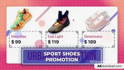 Sport Shoe Promo Product Promo template preview