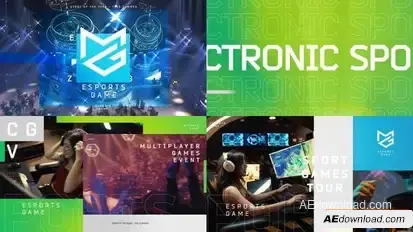 Sport Slideshow - Esport Game Openers template preview