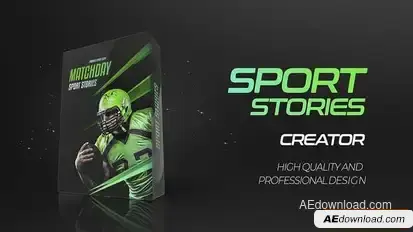 Sport Stories Creator Openers template preview