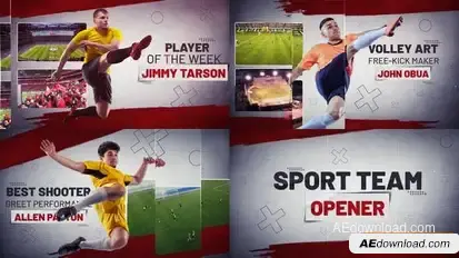 Sport Team Opener Openers template preview
