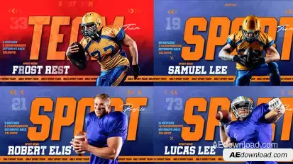 Sport Team / Player Introducing broadcast-packages template preview