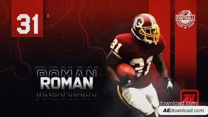 Sport Team Player Introducing // Team Intro Openers template preview
