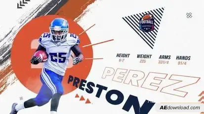 Sport Team Player Introducing // Team Intro Openers template preview