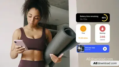 Sport Text Widgets Titles template preview