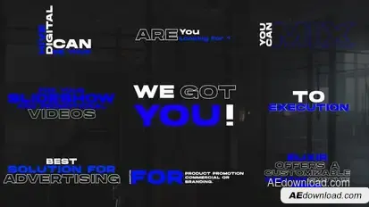 Sport Typography | After Effects Titles template preview