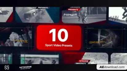 Sport Typography Vol. 02 Titles template preview