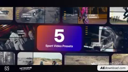 Sport Typography Vol. 03 Titles template preview
