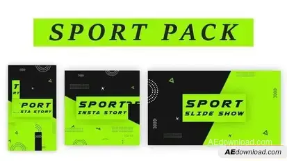 Videohive Sports Design Template Pack Video Displays template preview