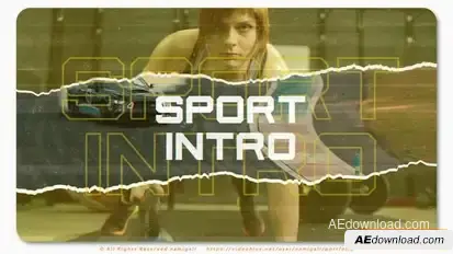 Sports Intro Openers template preview