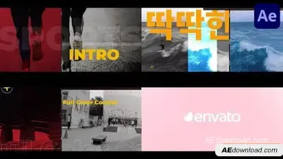 Sports Intro for After Effects Openers template preview