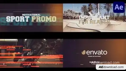 Sports Motivational Promo for After Effects Openers template preview