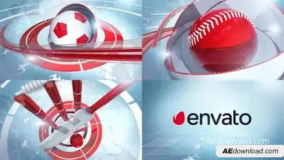 Sports Opener Logo Stings template preview
